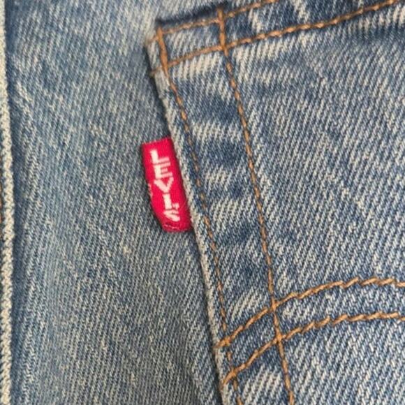Levi's Premium Wedgie Size 25 Boys\Young Men's Button Fly Big E Jeans - Picture 5 of 12